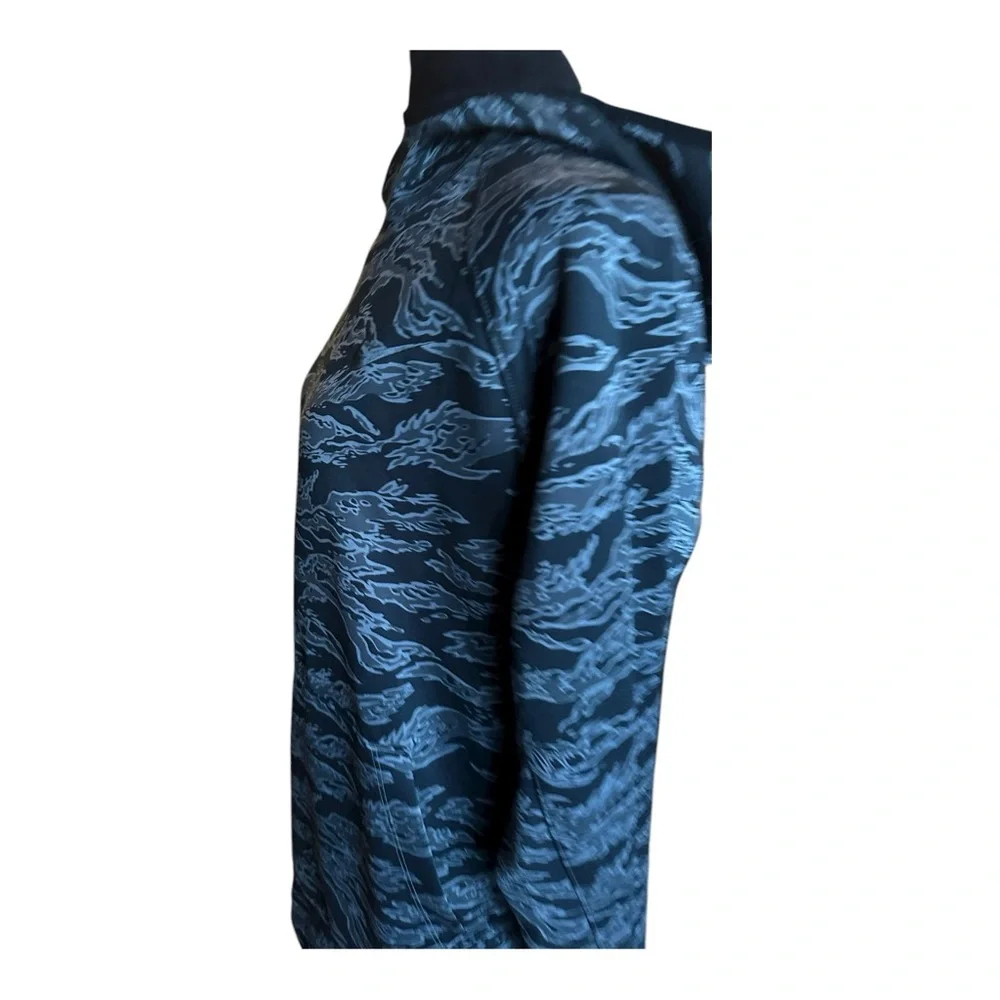 NIKE Men’s Dri-FIT Basketball Hoodie – Black Camo – Size S